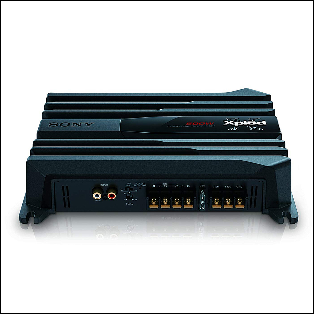 SONY XMN502 2 CHANNEL SONY XPLOD 500 WATTS CLASS AB CAR AMPLIFIER